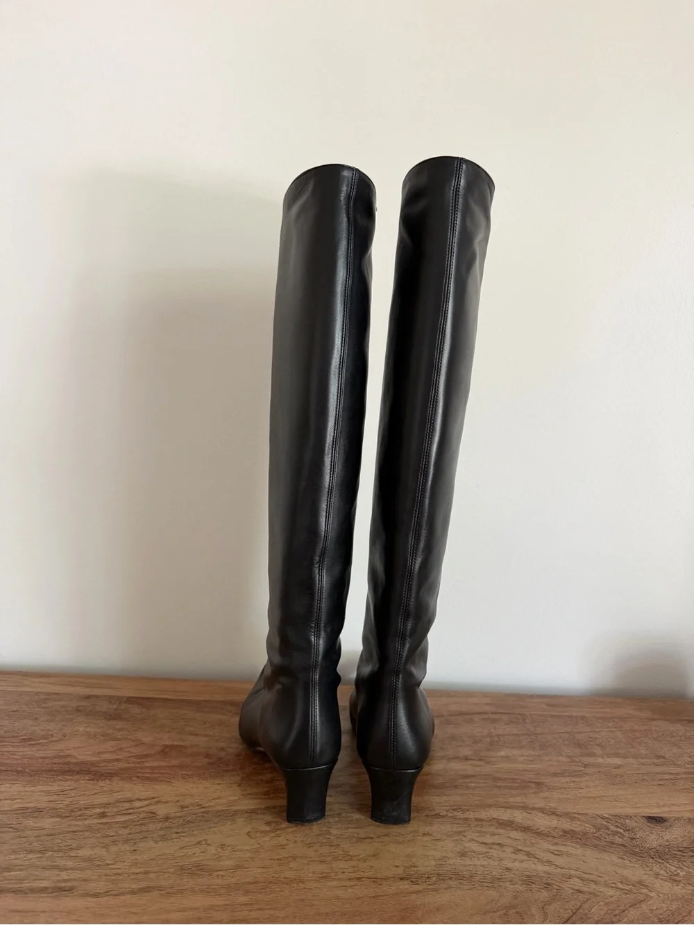 Staud Wally Boot | Women’s Black Knee-High Leather Boots